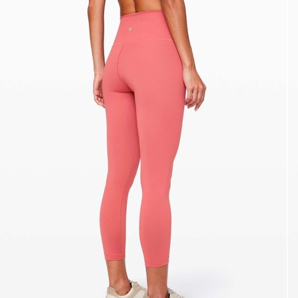 Lululemon Wunder Under High-Rise Tight 25" *Full-On Luxtreme Rustic Coral - Picture 3 of 9